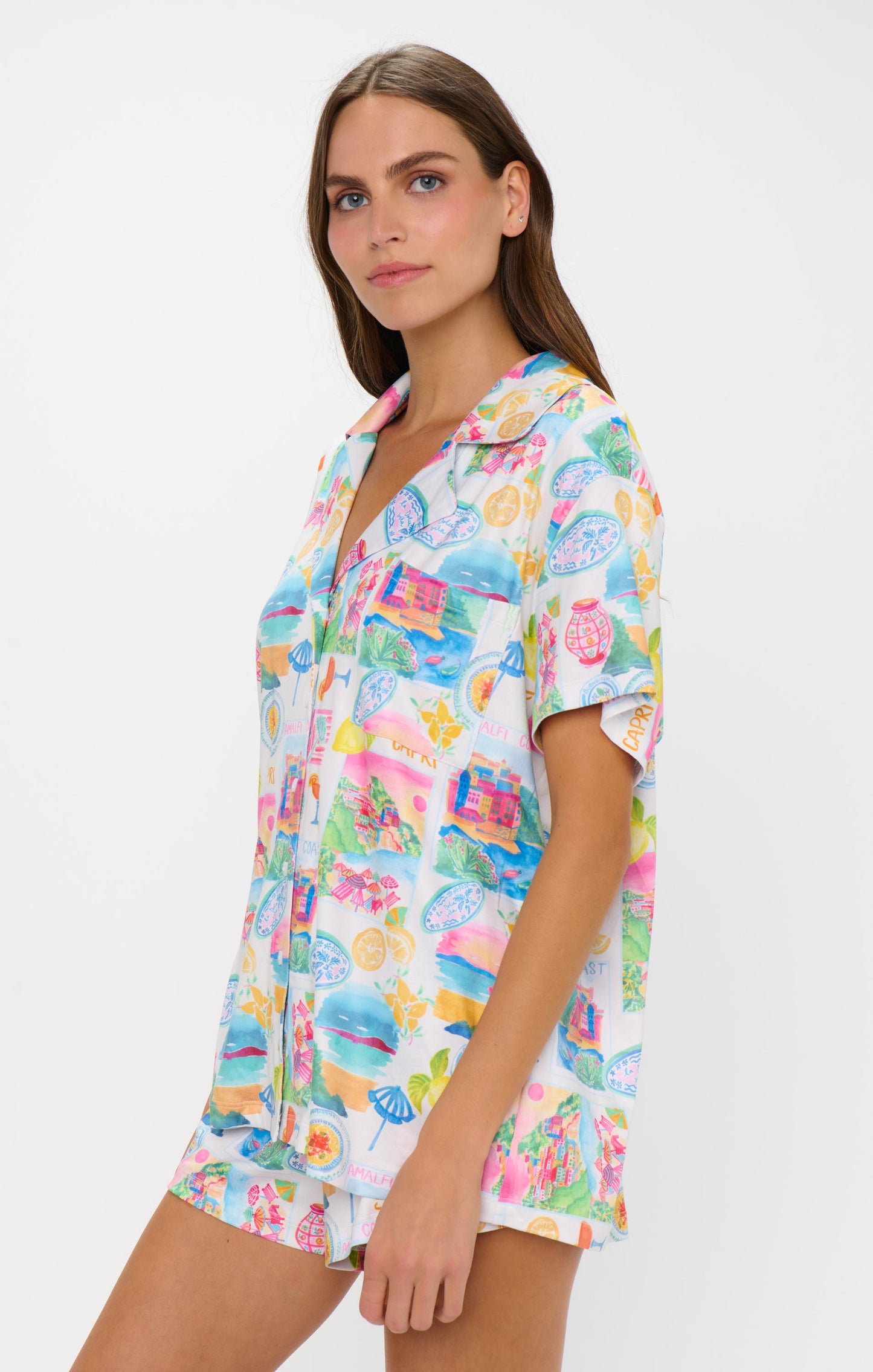 Sunday Morning PJ Set ~ Amalfi Coast Jersey