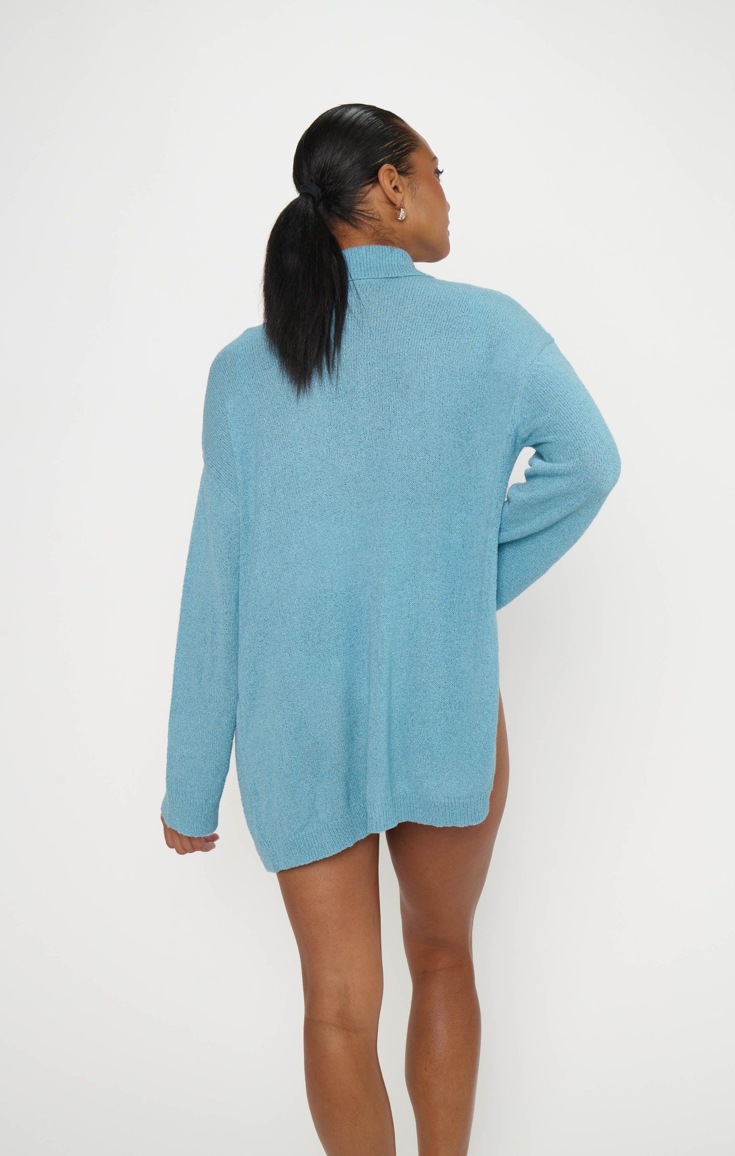 Sonny Sweater ~ Blue Lagoon Knit