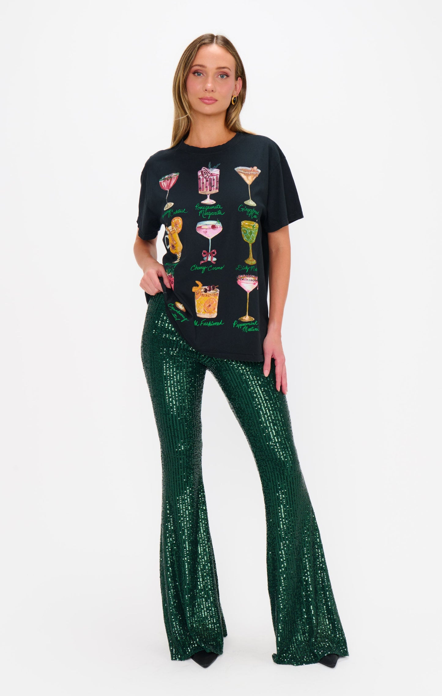 Travis Tee ~ Cocktails Graphic